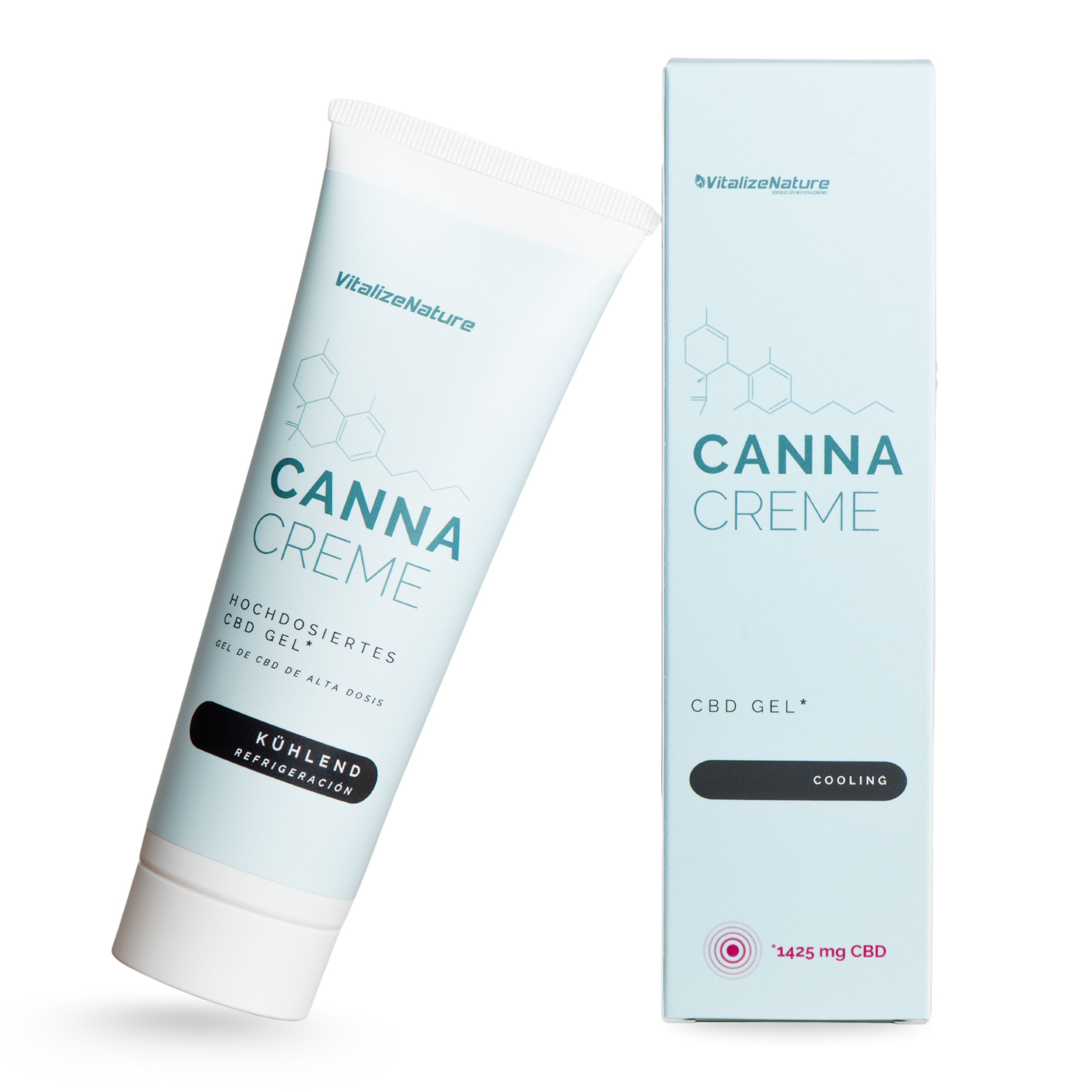 VitalizeNature CBD Gel Canna Creme kühlende CBD Salbe