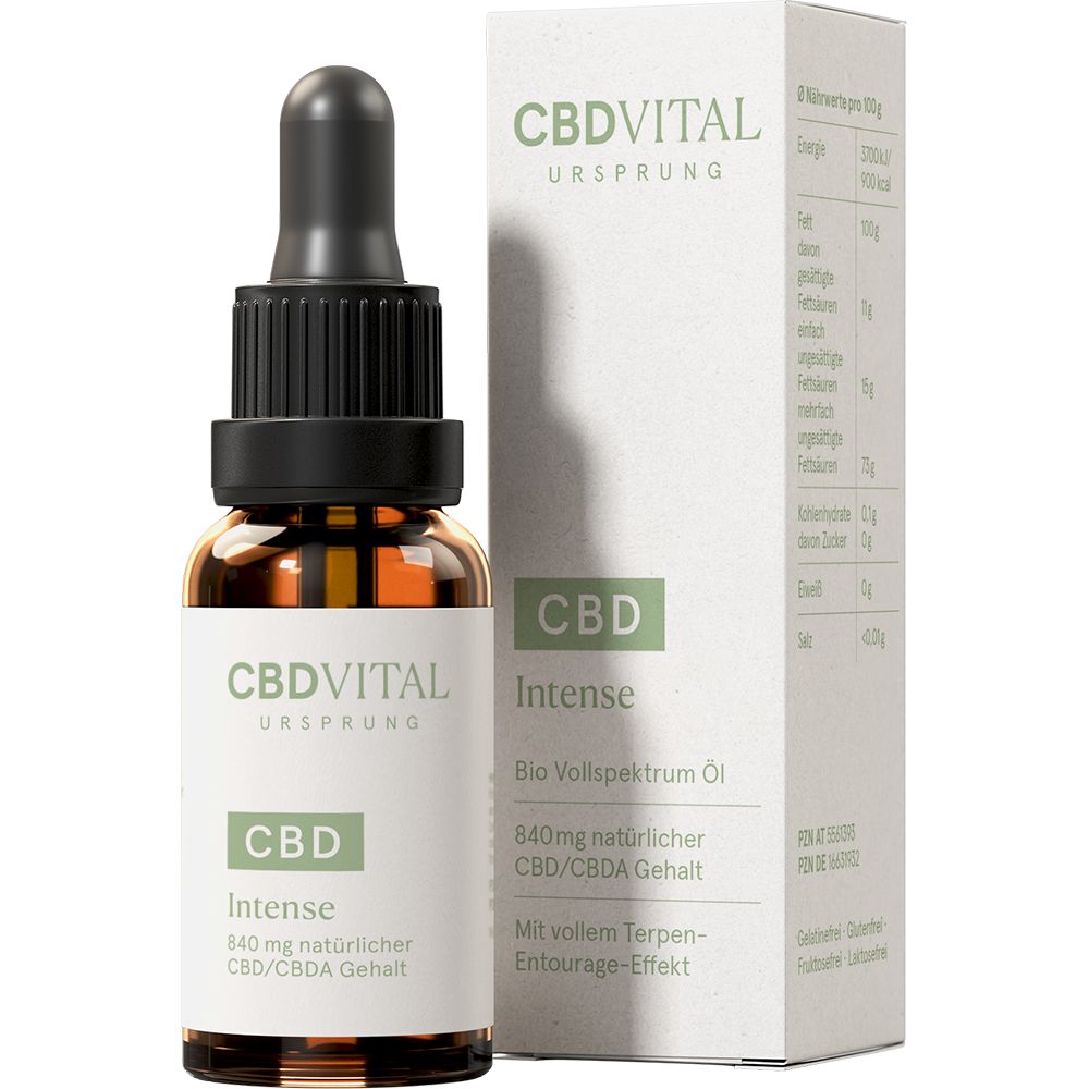 CBD VITAL CBD Vollspektrum Öl URSPRUNG Intense Tropfen