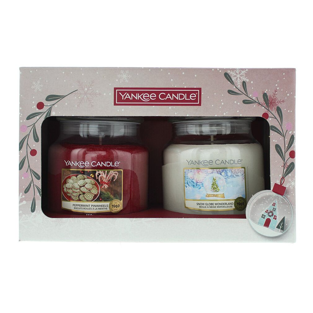 Yankee Candle Geschenkset Glas 2tlg/Weihnachtsgeschenkset 2022 2x