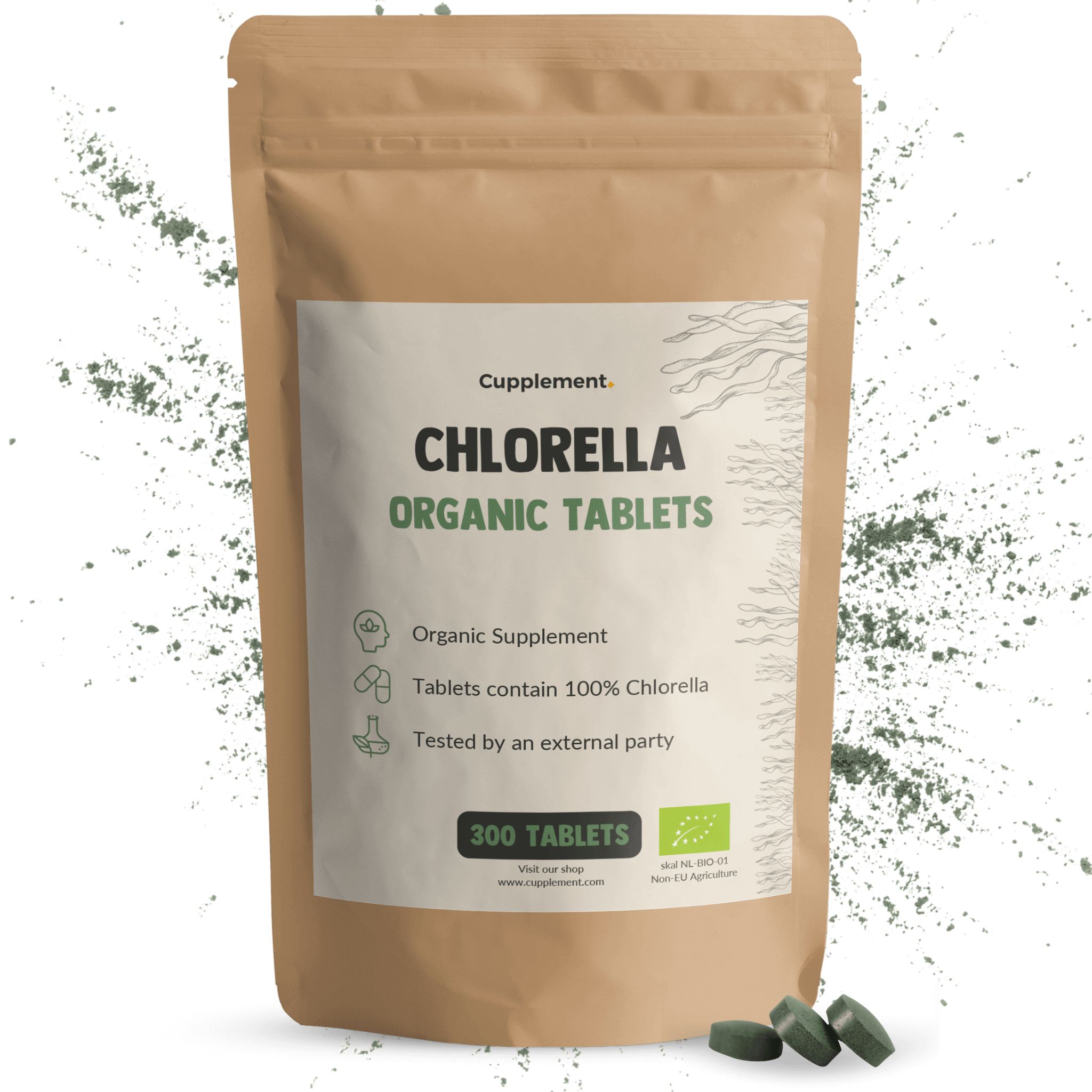 Cupplement® - Chlorella Tabletten 500 mg Bio