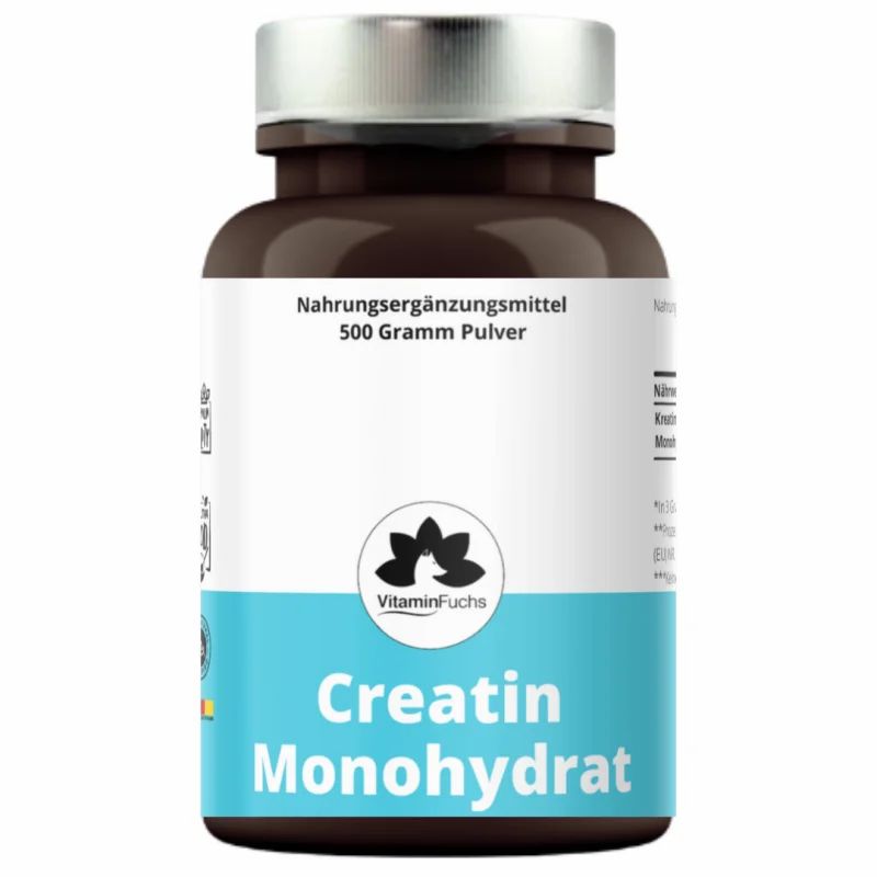 Creatin Monohydrat Pulver VitaminFuchs