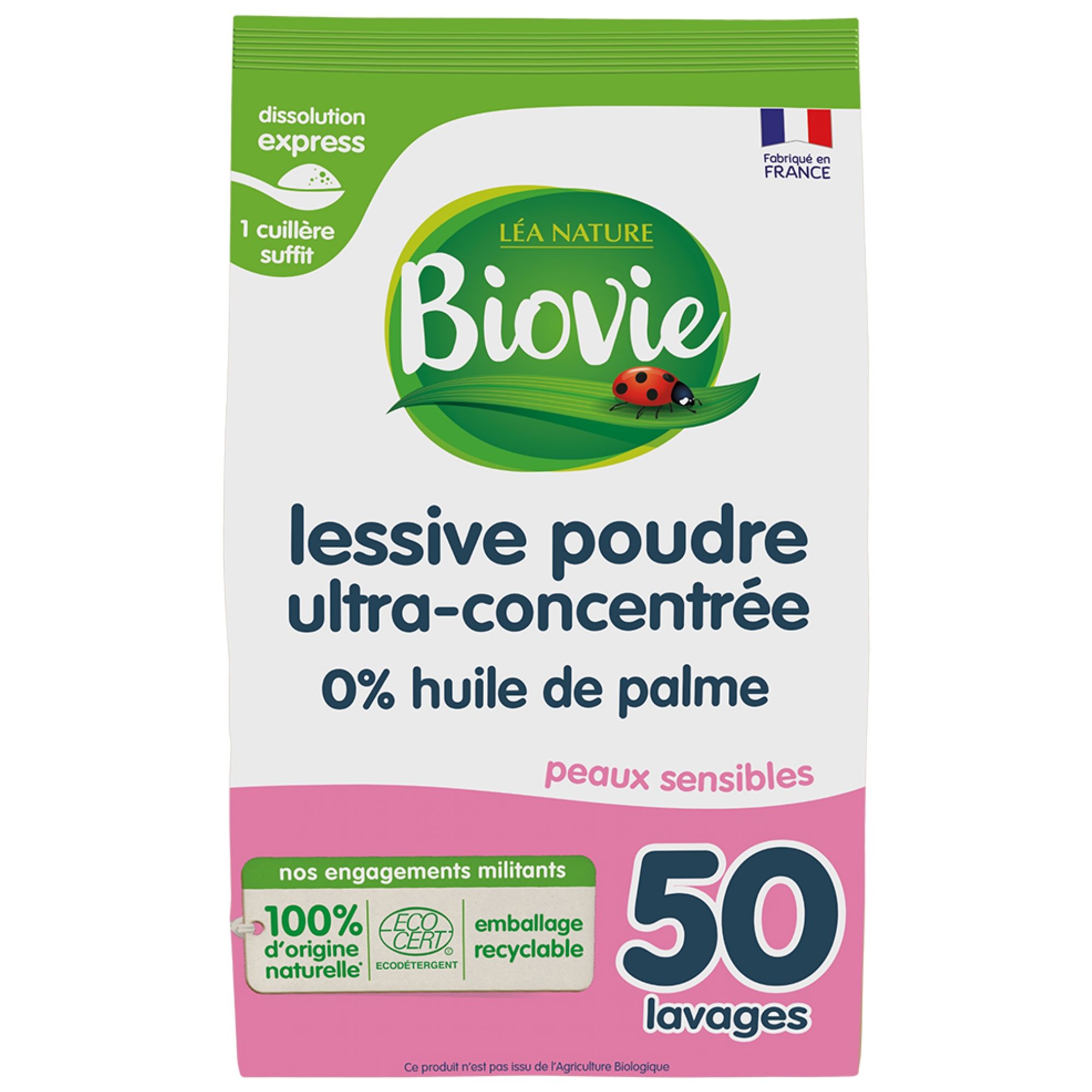 Biovie Waschpulver Ultra-Konzentrat Empfindliche Haut