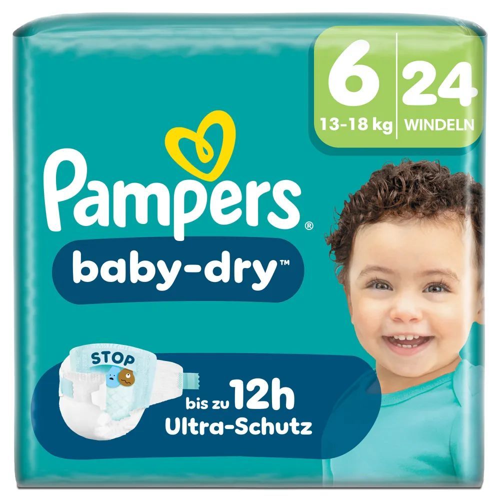Pampers Baby Dry Gr.6 Extra Large 13-18kg  Windeln Single Pack