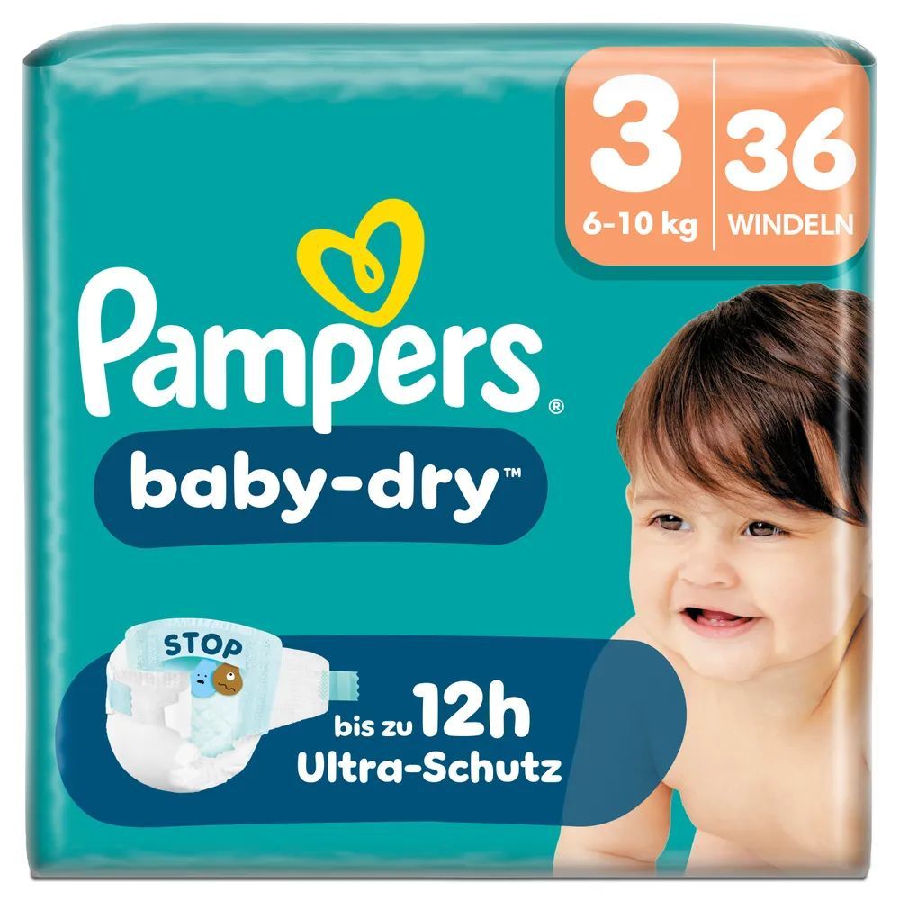Pampers Baby Dry Gr.3 Midi 6-10kg  Windeln Single Pack