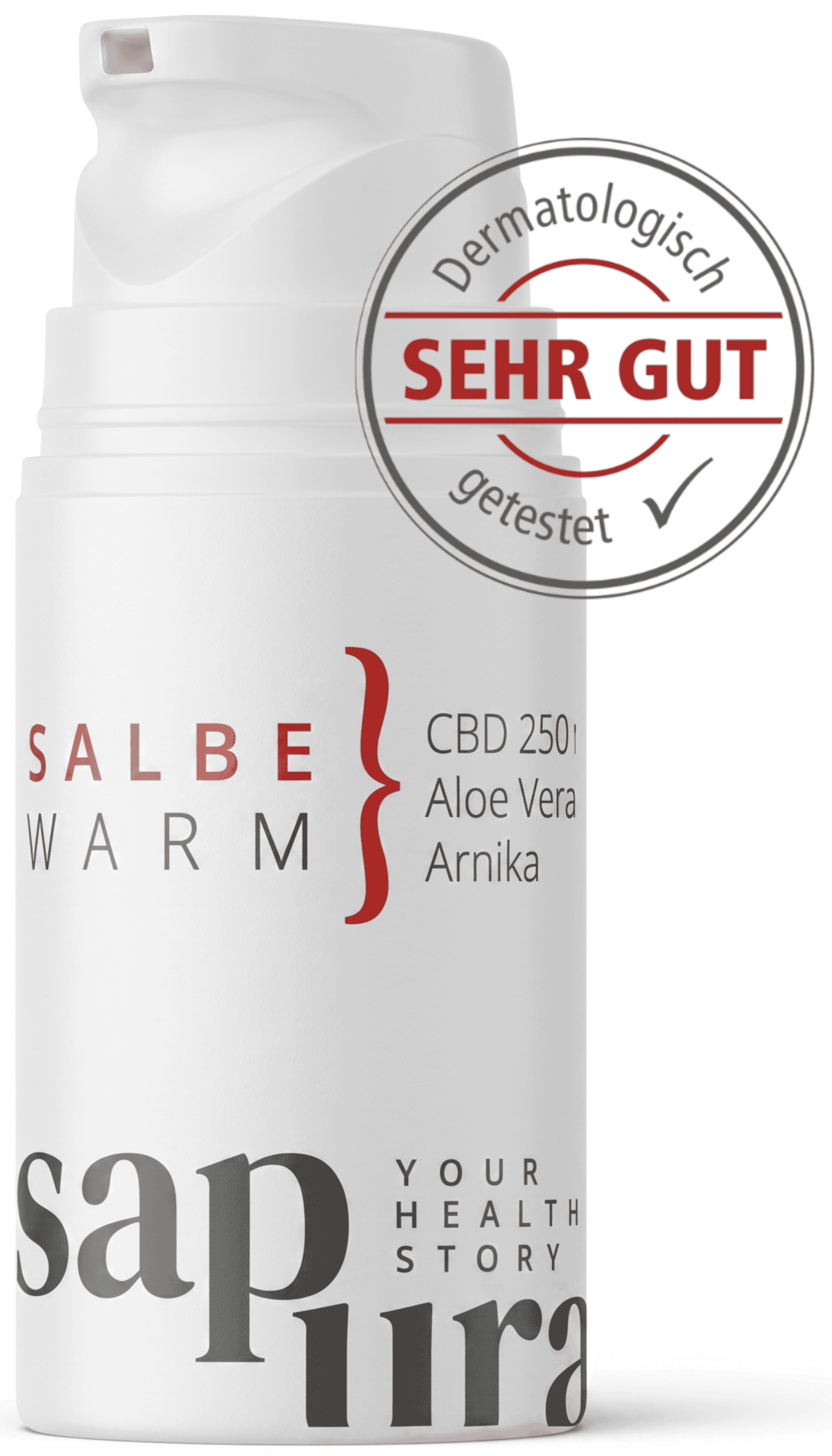 Cannabis CBD Gel 250mg | Wärmende CBD Salbe extra stark | Geprüft & zertifiziert