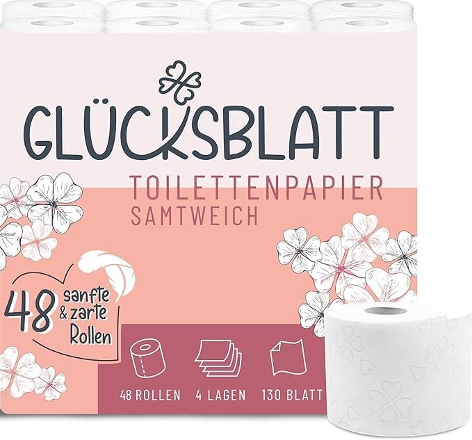 Glücksblatt Toilettenpapier Sanftweich BIG PACK
