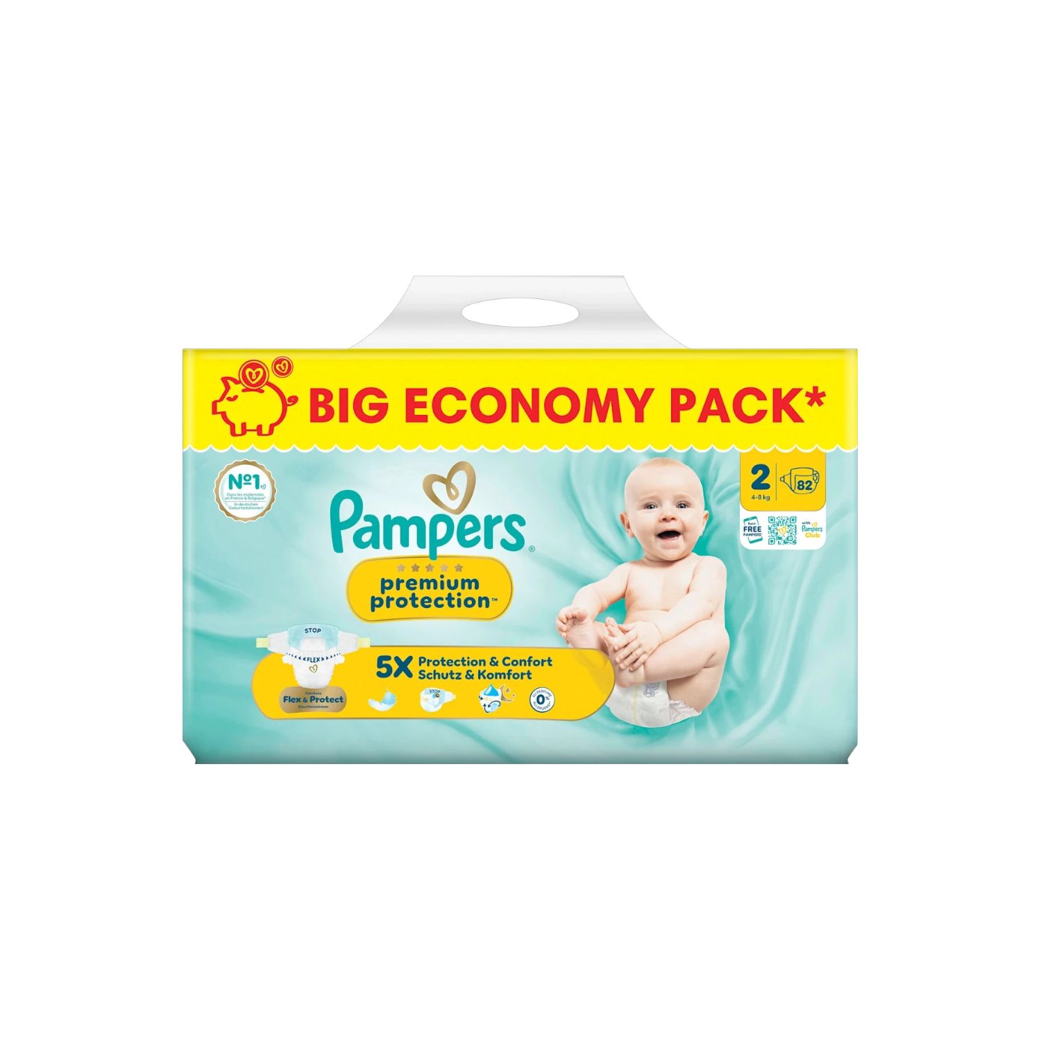 Pampers premium protection Windeln Gr. 2 (4-8 kg) Big Pack