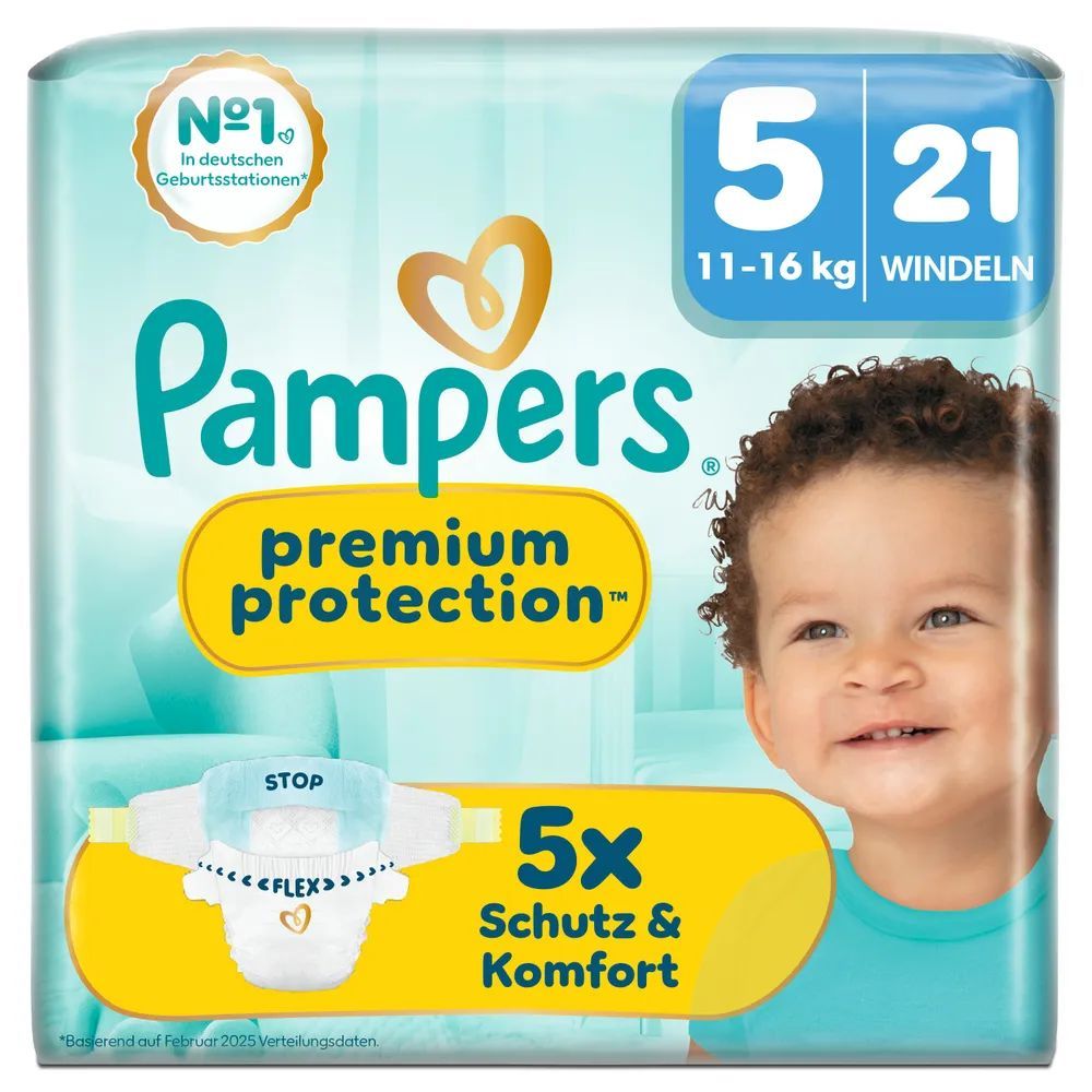 Pampers Premium Protection Gr.5 Junior 11-16kg  Windeln Singlepack