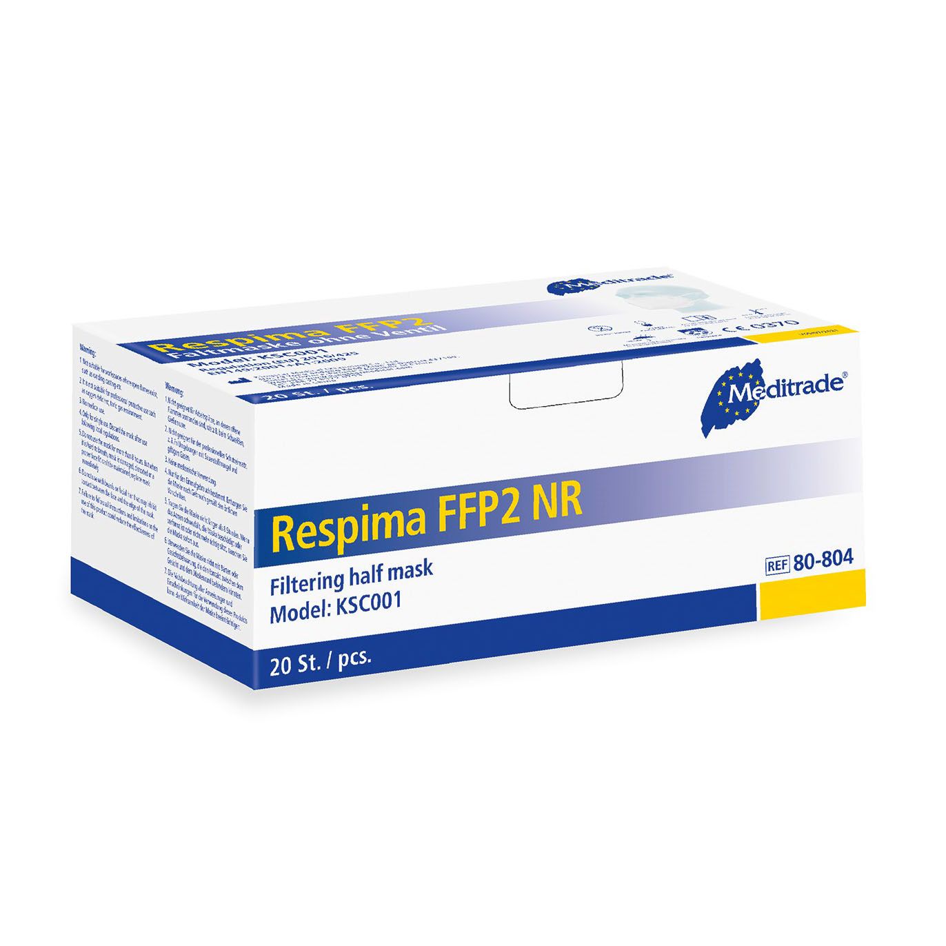 Meditrade Respima Atemschutzmasken FFP2 NR