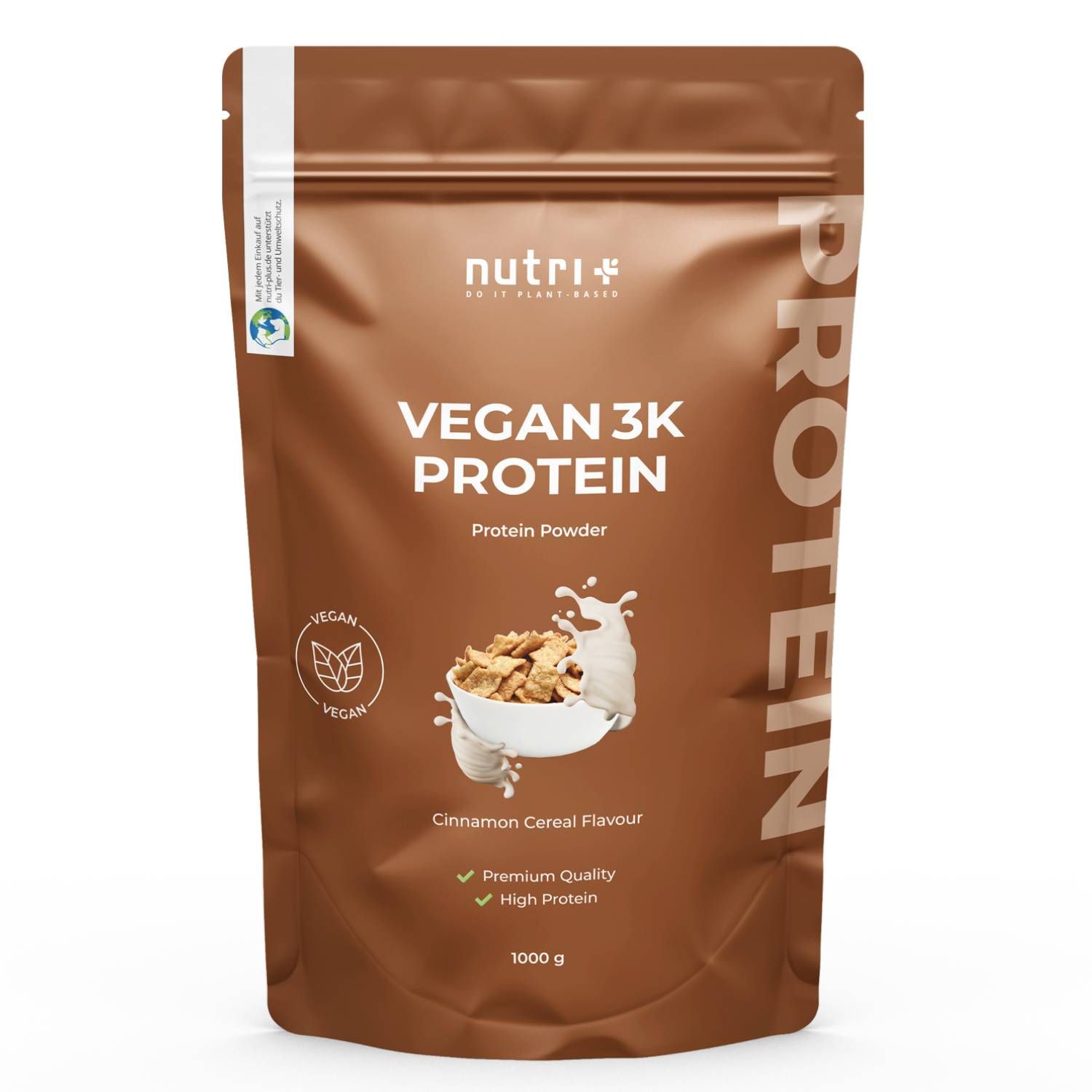 nutri+ Veganes Proteinpulver 3k