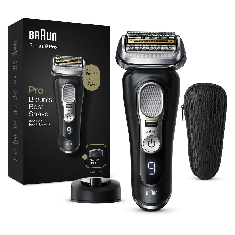 Braun - Elektrischer Rasierer 'Series 9 - 9410s wet&dry' in Schwarz