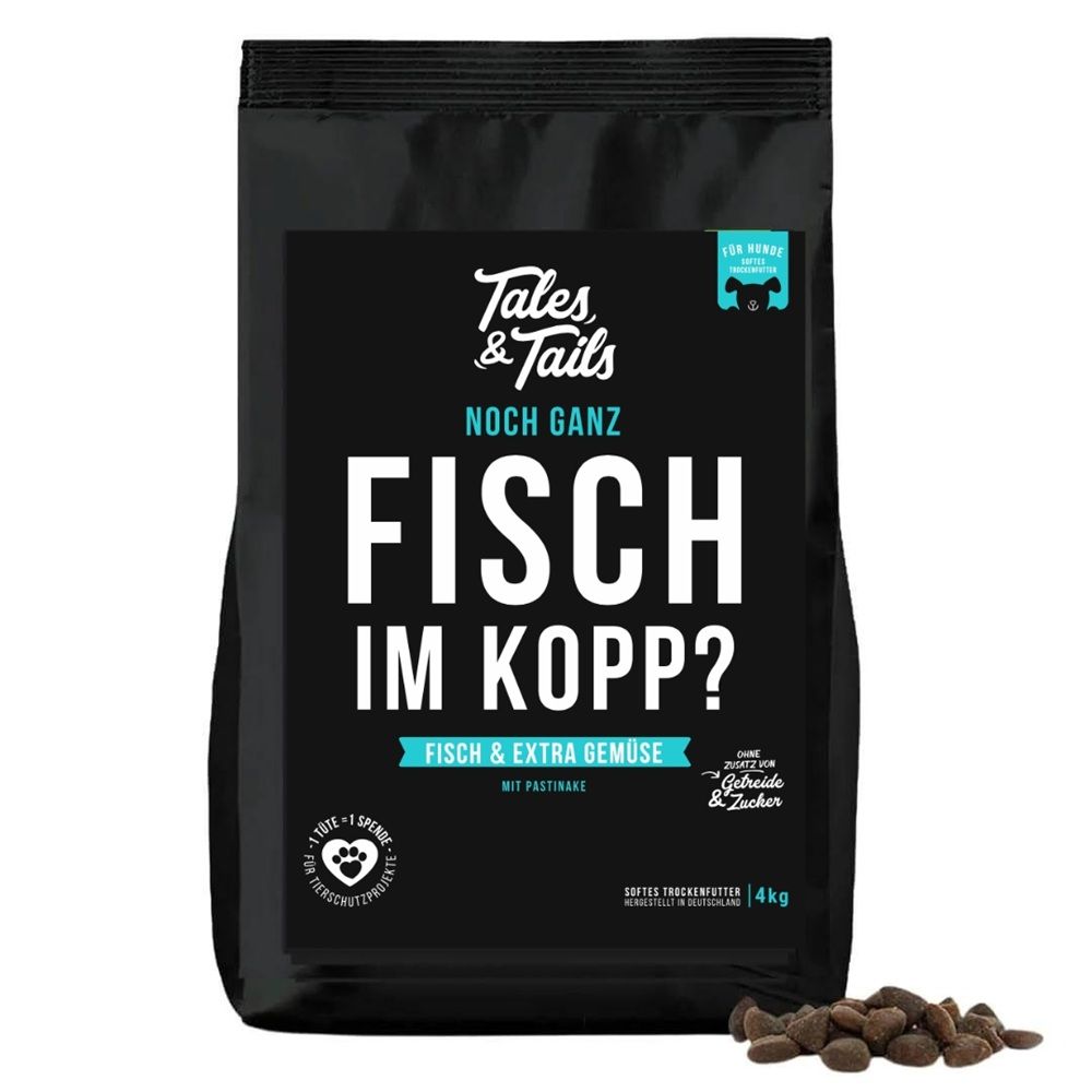 Tales & Tails Noch ganz Fisch im Kopp?! - Softes Trockenfutter mit Fisch