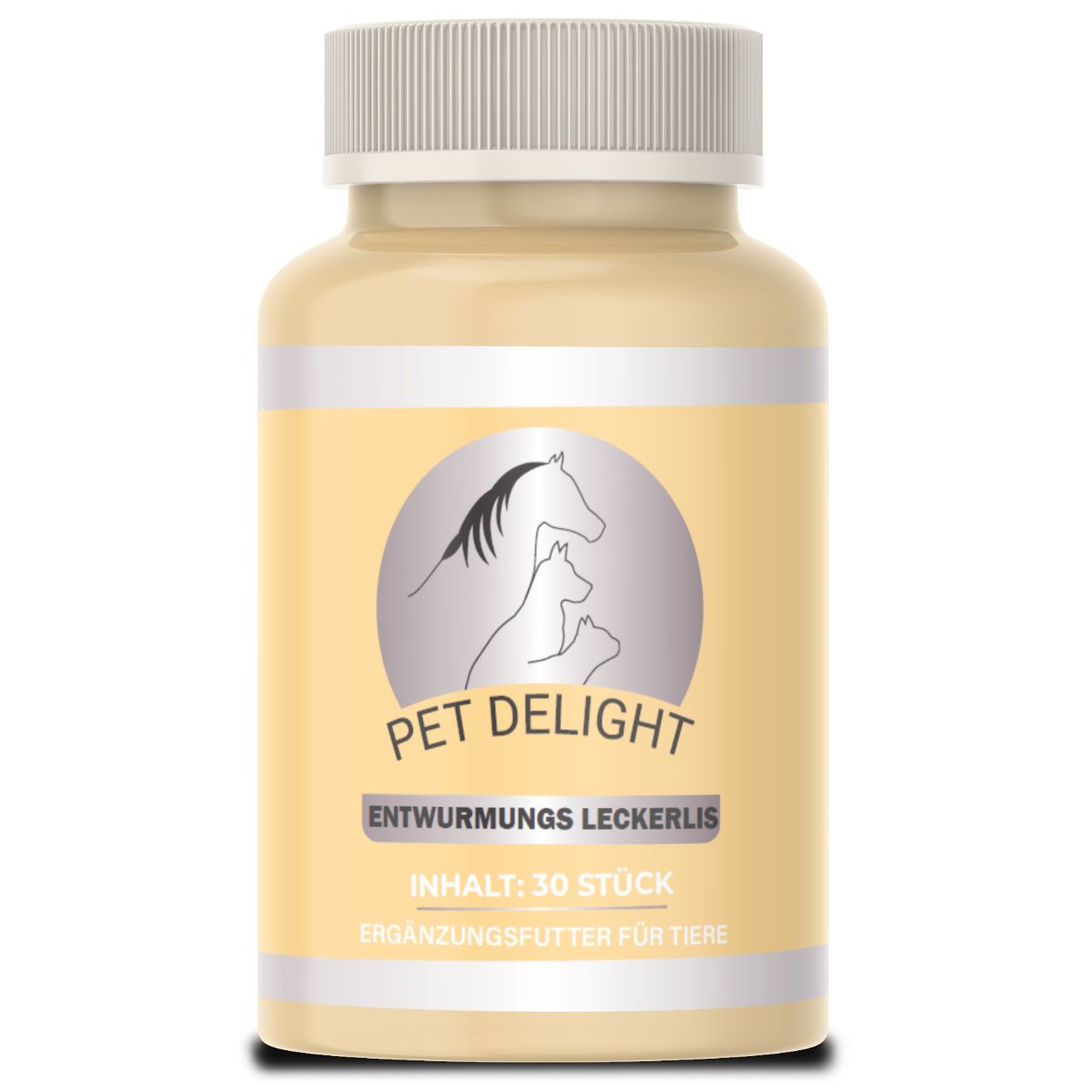 Pet Delight® Wurm Leckerlis | Futterzusatzmittel für Tiere