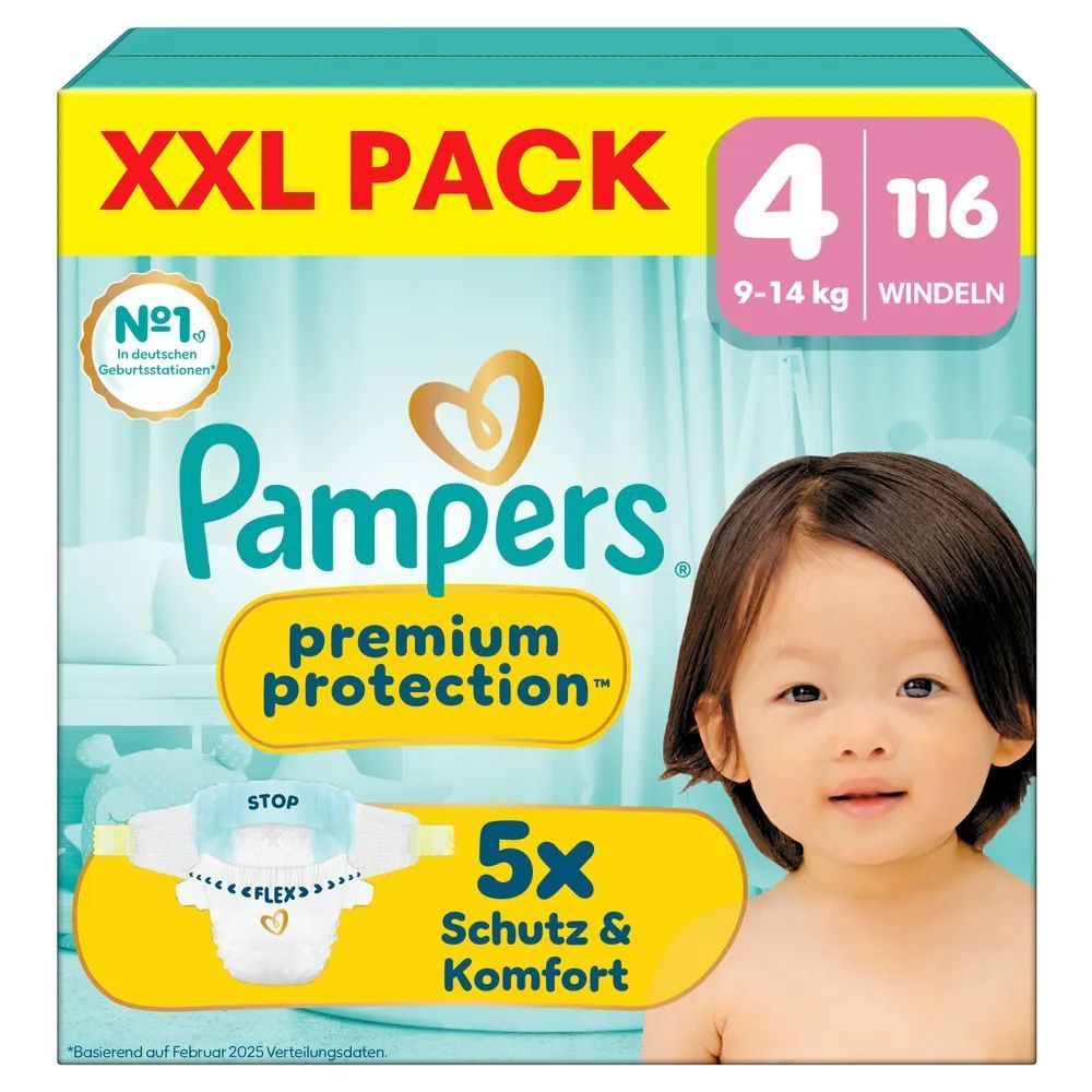 Pampers Premium Protection Gr.4 Maxi 9-14kg  Windeln XXL Pack