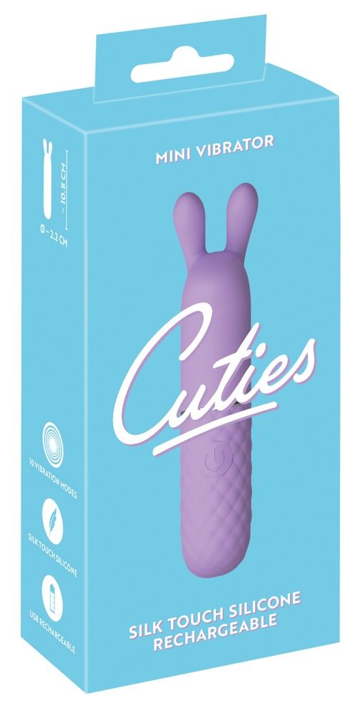 Cuties - Vibro Bunny Mini - Klitorisvibrator mit Soft-Öhrchen