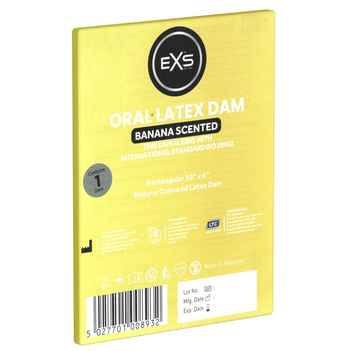 EXS *Banana Scented Oral Latex Dam*