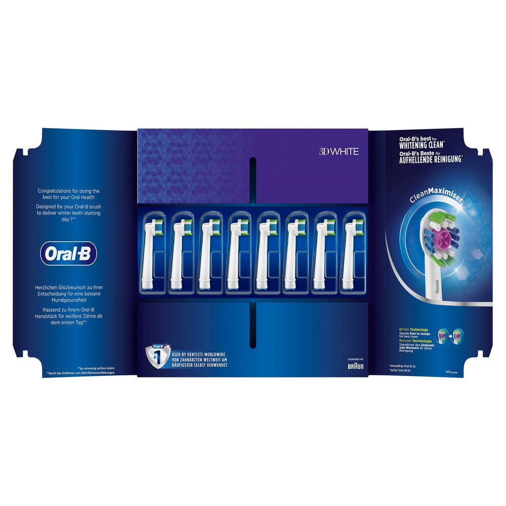 Oral-B - Aufsteckbürsten '3D White CleanMaximizer'