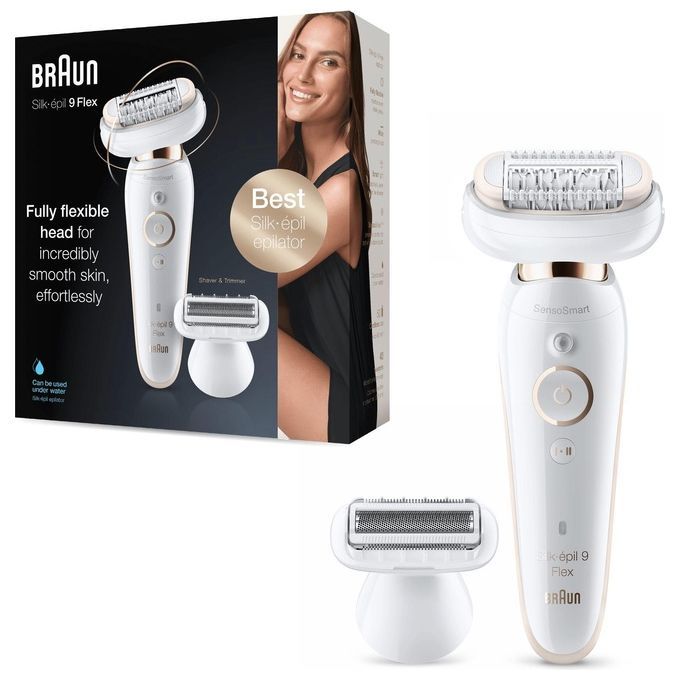 Braun - Epilierer 'Silk-épil SES 9002 3D Single' in Weiß
