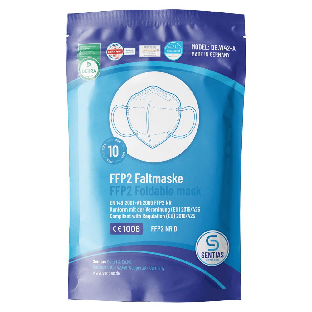 Sentias FFP2-Maske – Hochwertiger Atemschutz aus Deutschland