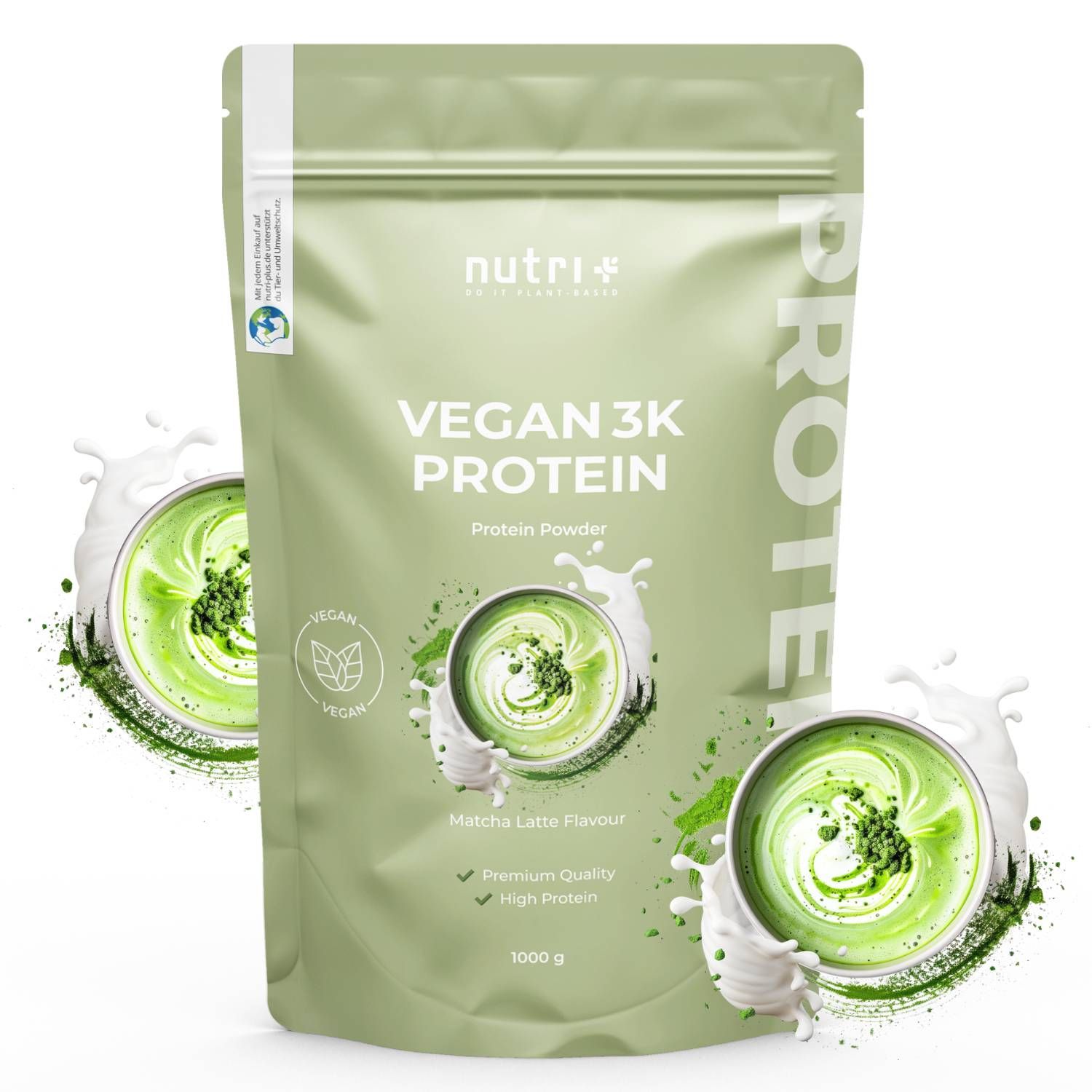 nutri+ Veganes Proteinpulver 3k