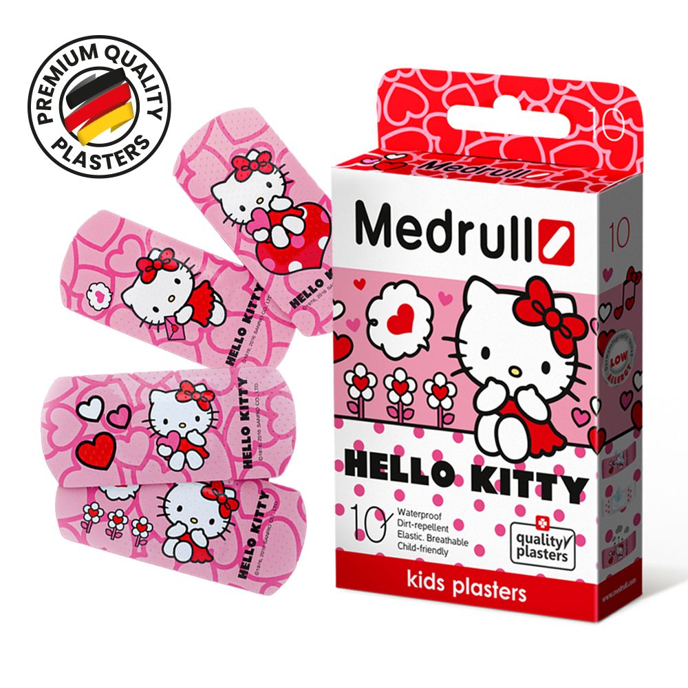 Medrull HELLO KITTY Kinderpflaster, hypoallergen, wasserfest