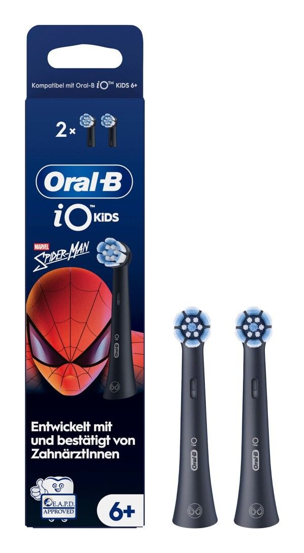 Oral-B Ersatz-Zahnbürste - 930949 iO Sanfte Reinigung Spiderman (2er)