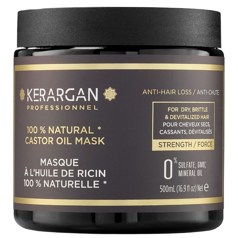 Kerargan - Anti-Haarausfall Maske mit Rizinusöl