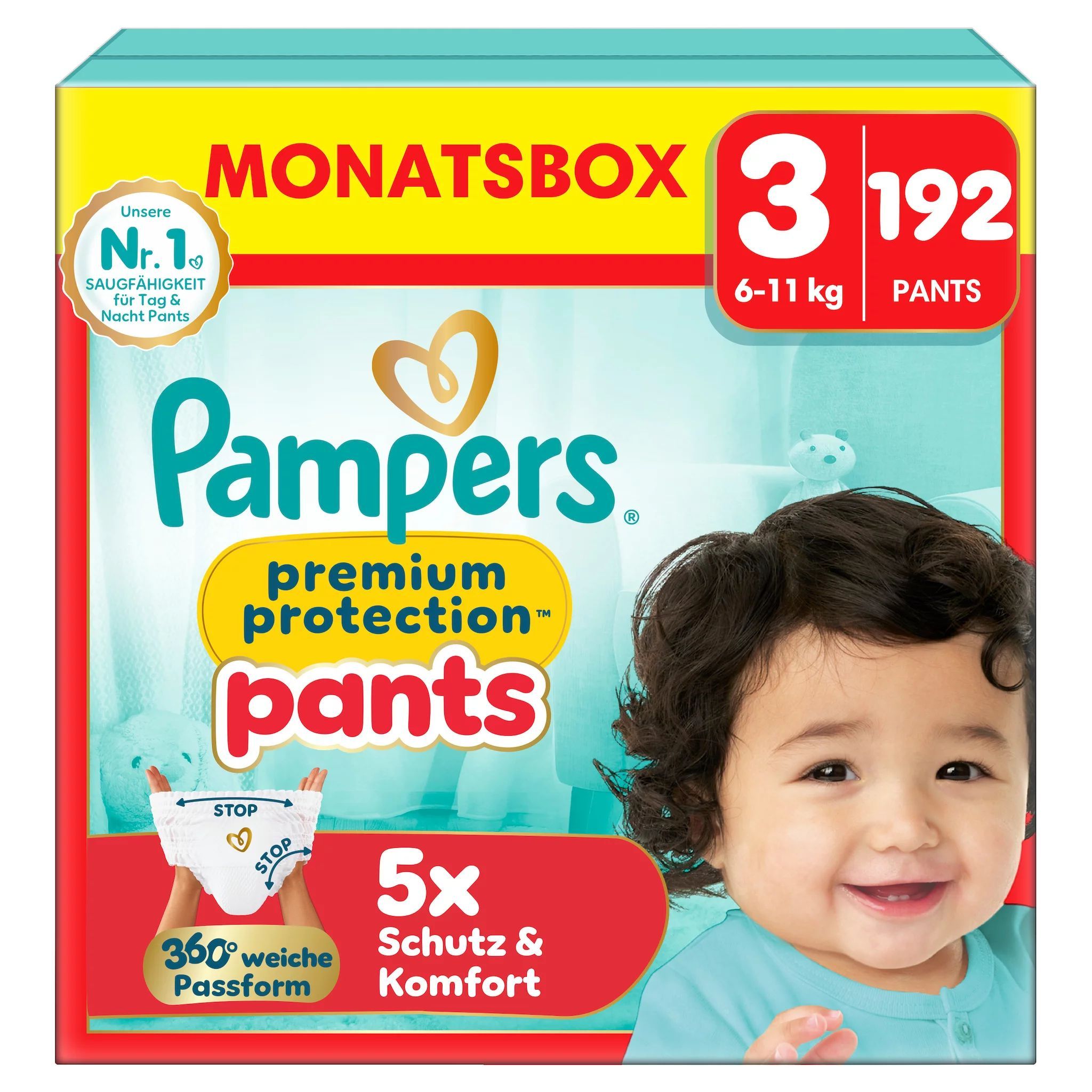 Pampers Premium Protection Pants Gr.3 Midi 6-10kg Windeln