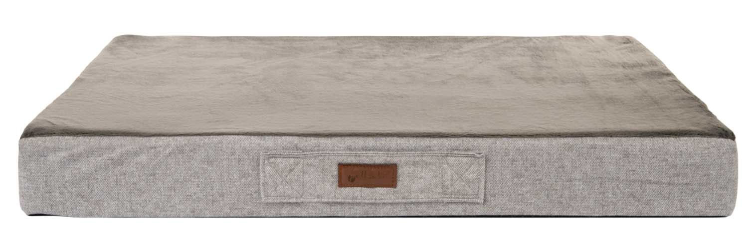 Petlando Hundebett Merano Ortho - Orthopädisches Hundebett mit Fellimitat