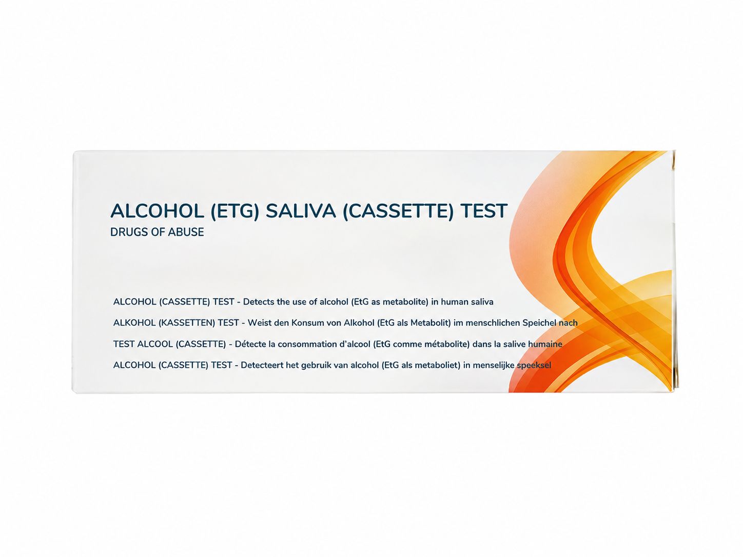Tester - Alkohol (ALC) Speichel-Selbsttest - für Zuhause - Schnellergebnis - CE-zertifiziert