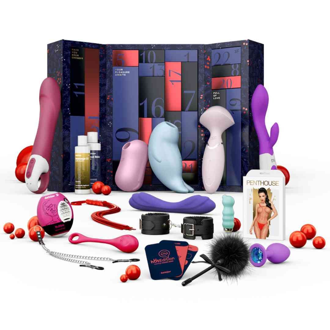 Satisfyer Adventskalender Premium 2024, erotische Weihnachten für Paare, Erotik Adventskalender