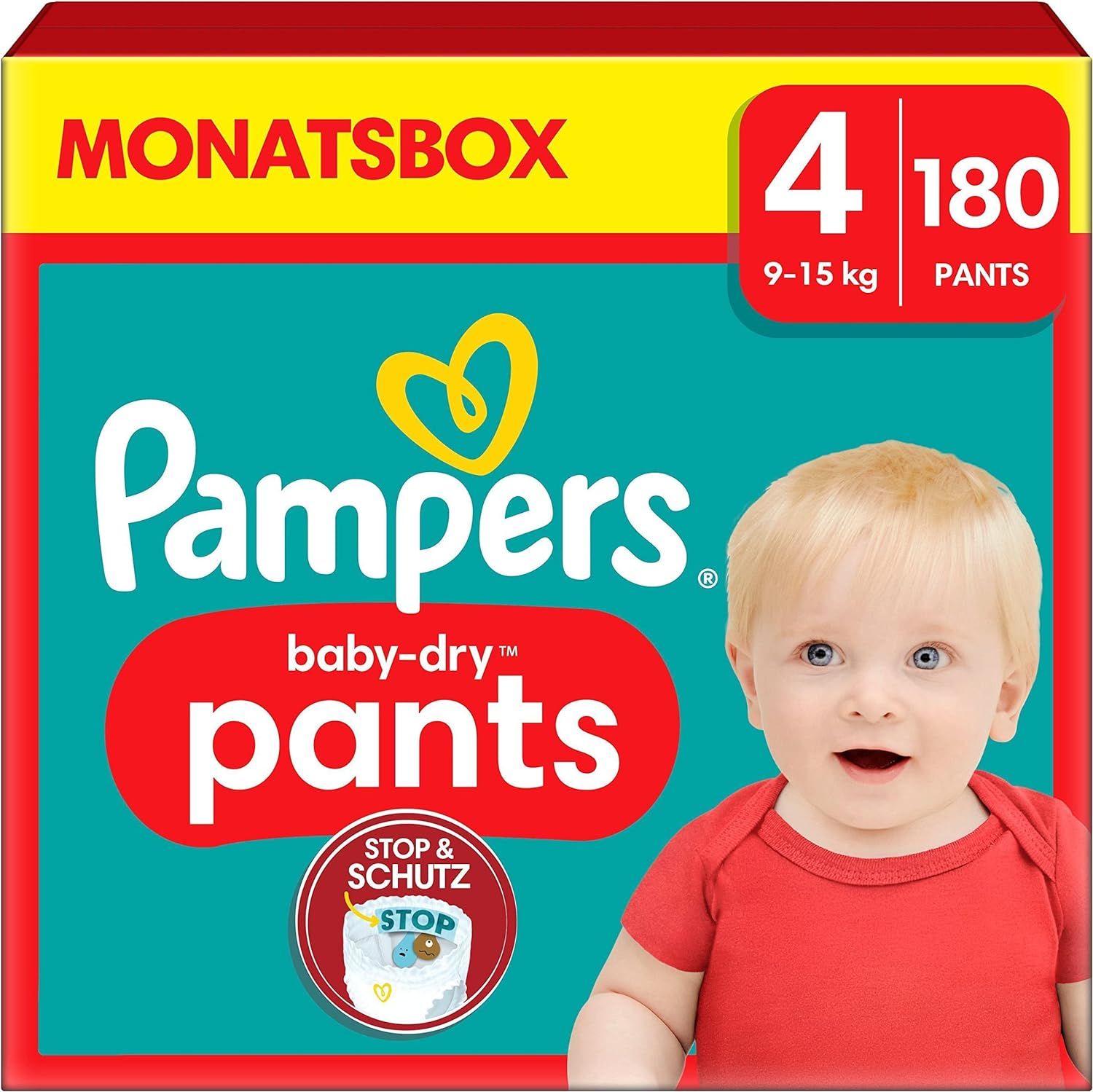 Pampers - Windeln 'Baby Dry Pants Gr.4 Maxi 9-15kg'