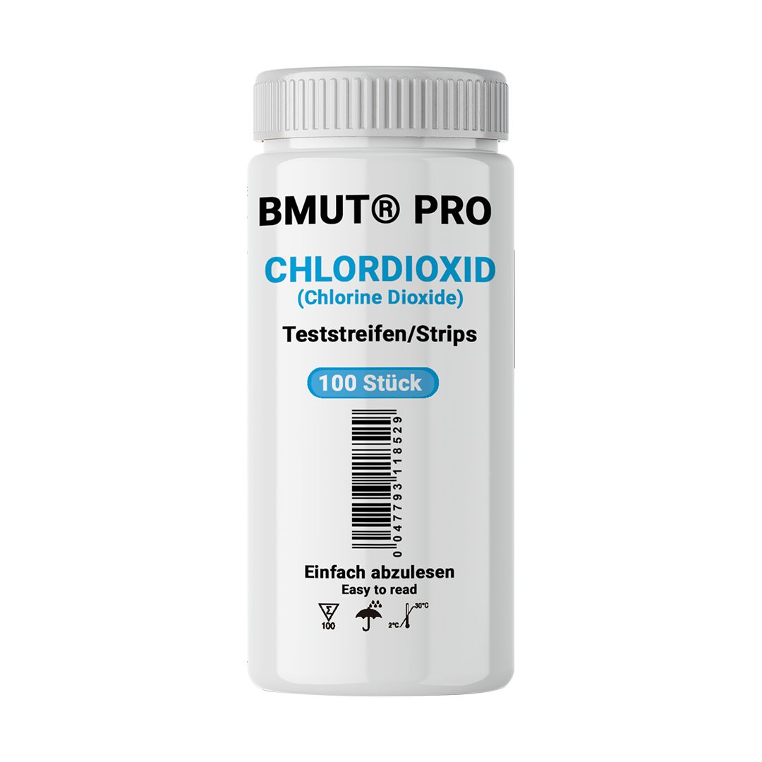 BMUT Chlordioxid Teststreifen (0-2000 ppm) Lösung (CDL/CDS)