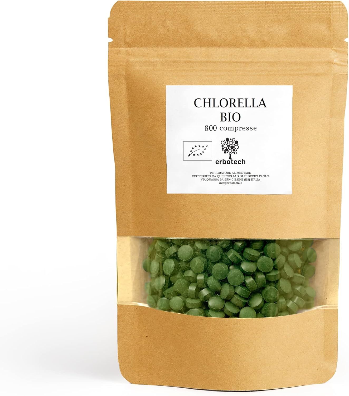 ERBOTECH Bio-Chlorella-Tabletten