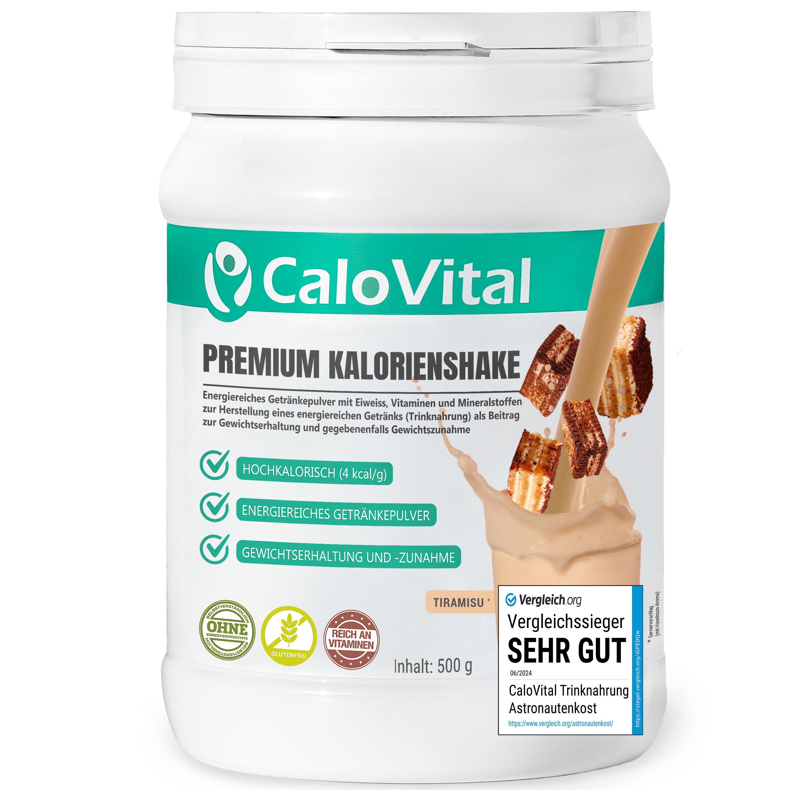 CaloVital | Hochkalorische Trinknahrung für Gewichtszunahme als Weight Gainer