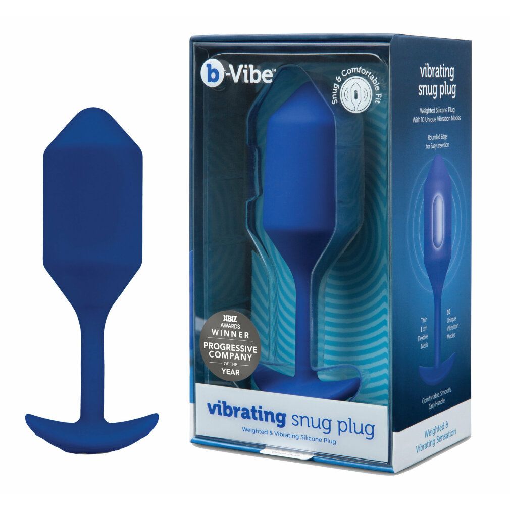 B-vibe - Vibrating Snug Plug - Gewichteter Analplug