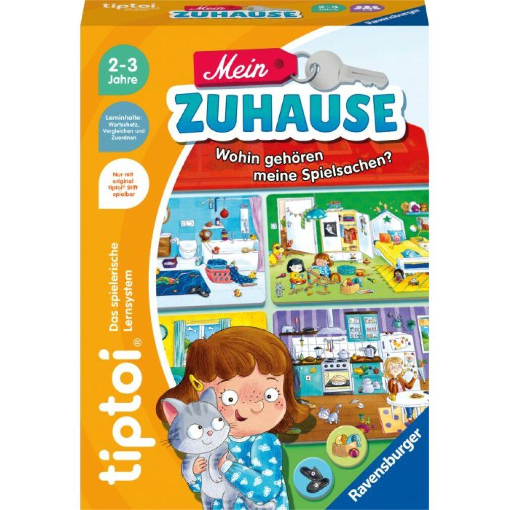 Ravensburger tiptoi® ,,Mein Zuhause - Wohin gehören meine Sachen?''
