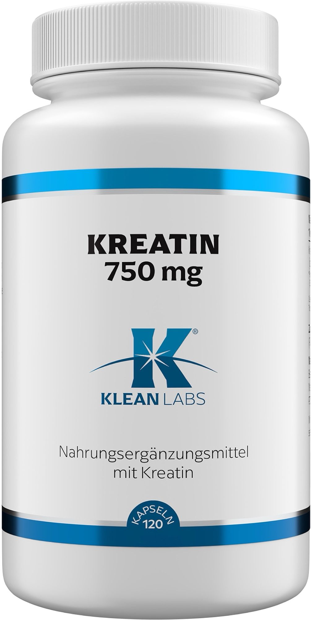 Klean Labs Kreatin Kapseln Creavitalis, reines Kreatin Monohydrat, hochdosiert, vegan, mikronisiert