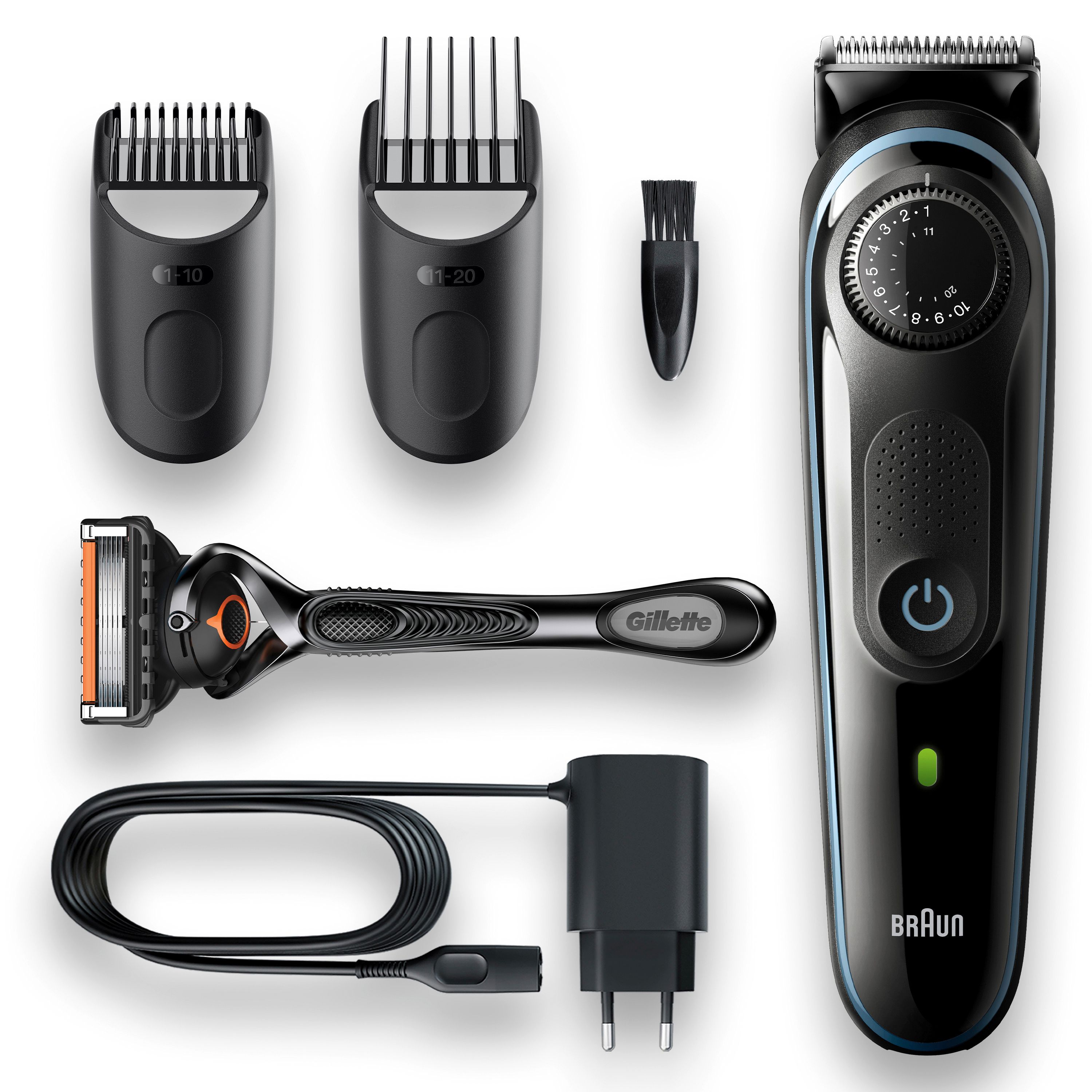Braun - Barttrimmer '5 - BT5340' in Schwarz und Blau