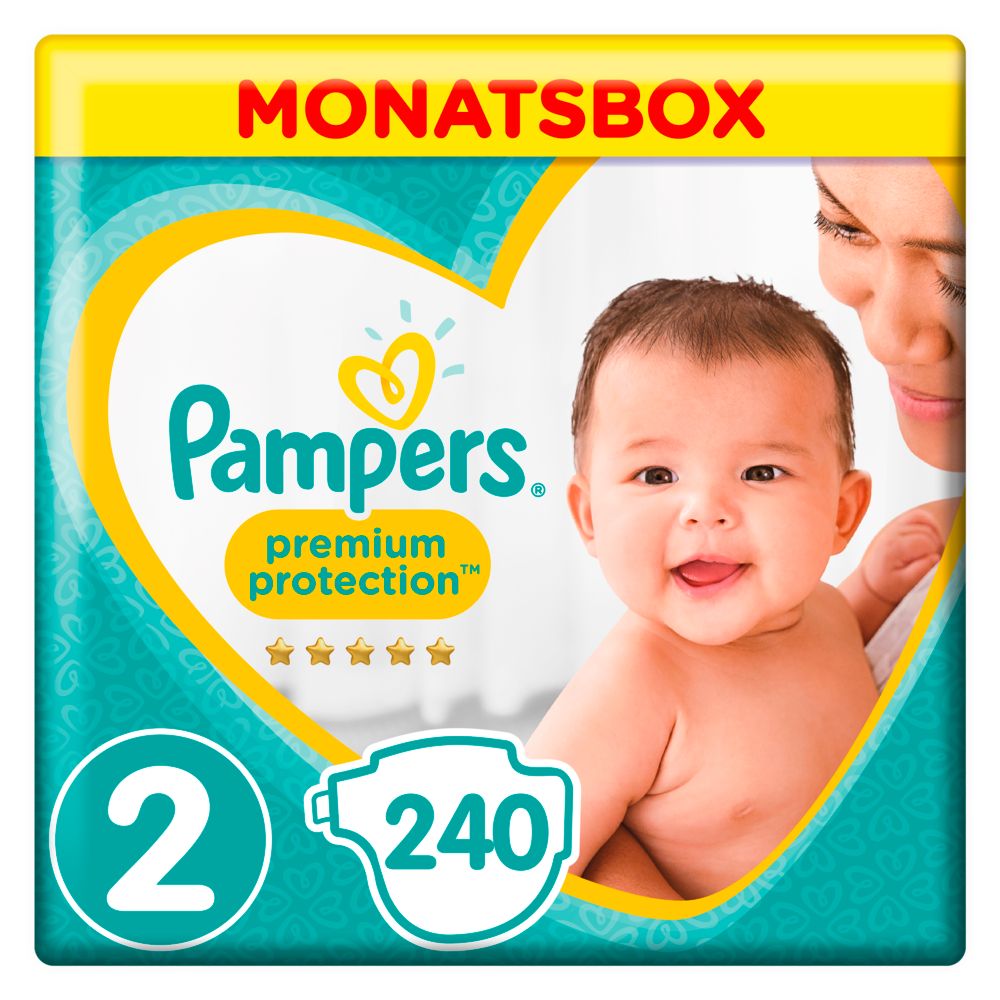 Pampers - MonatsBox 'Premium Protection New Baby' Gr.2 Mini, 4-8kg