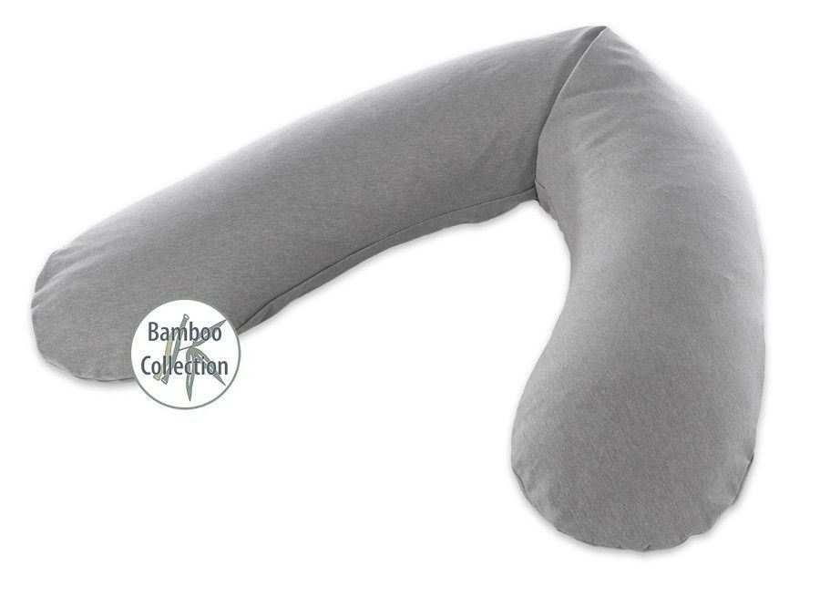 Theraline Original Stillkissen Bamboo Melange mittelgrau