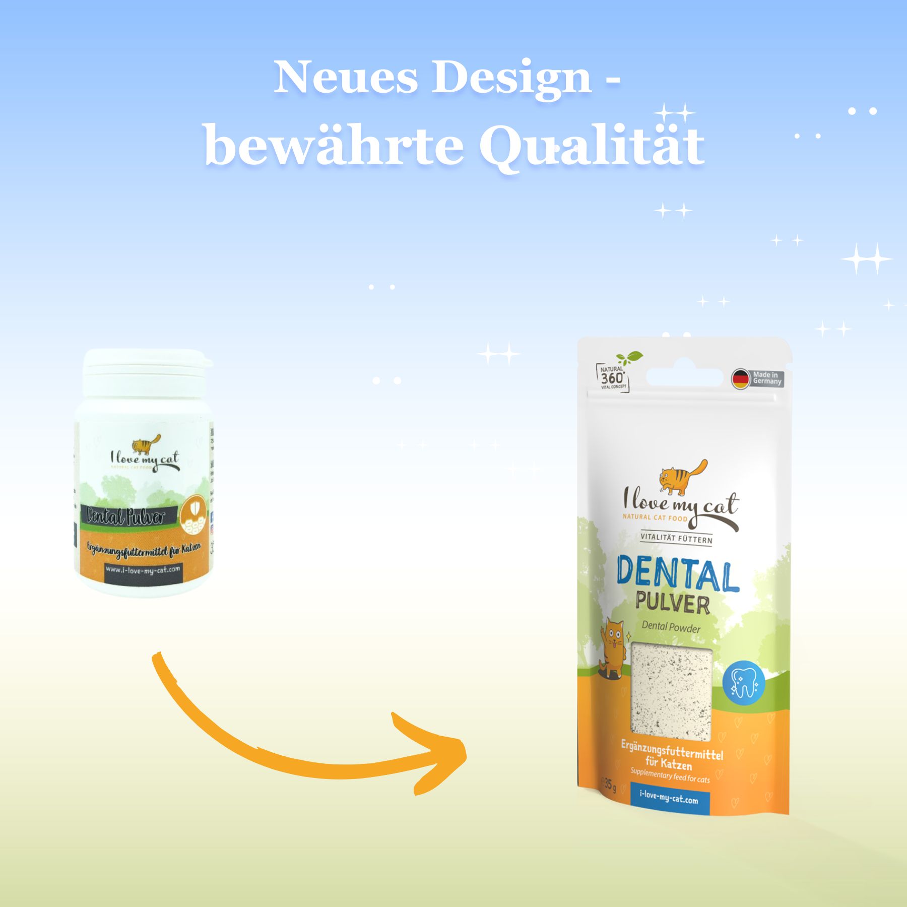 I love my cat Nahrungsergänzung für Katzen - Dental Pulver