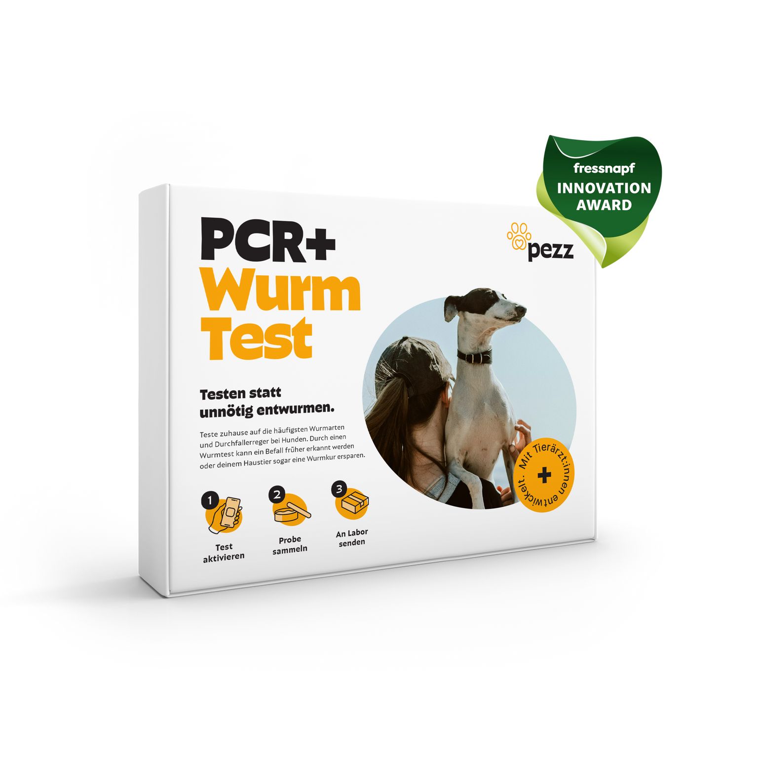 Pezz | Hunde Wurmtest PCR+ | Teste die 11 wichtigsten Wurm- & Parasitenarten