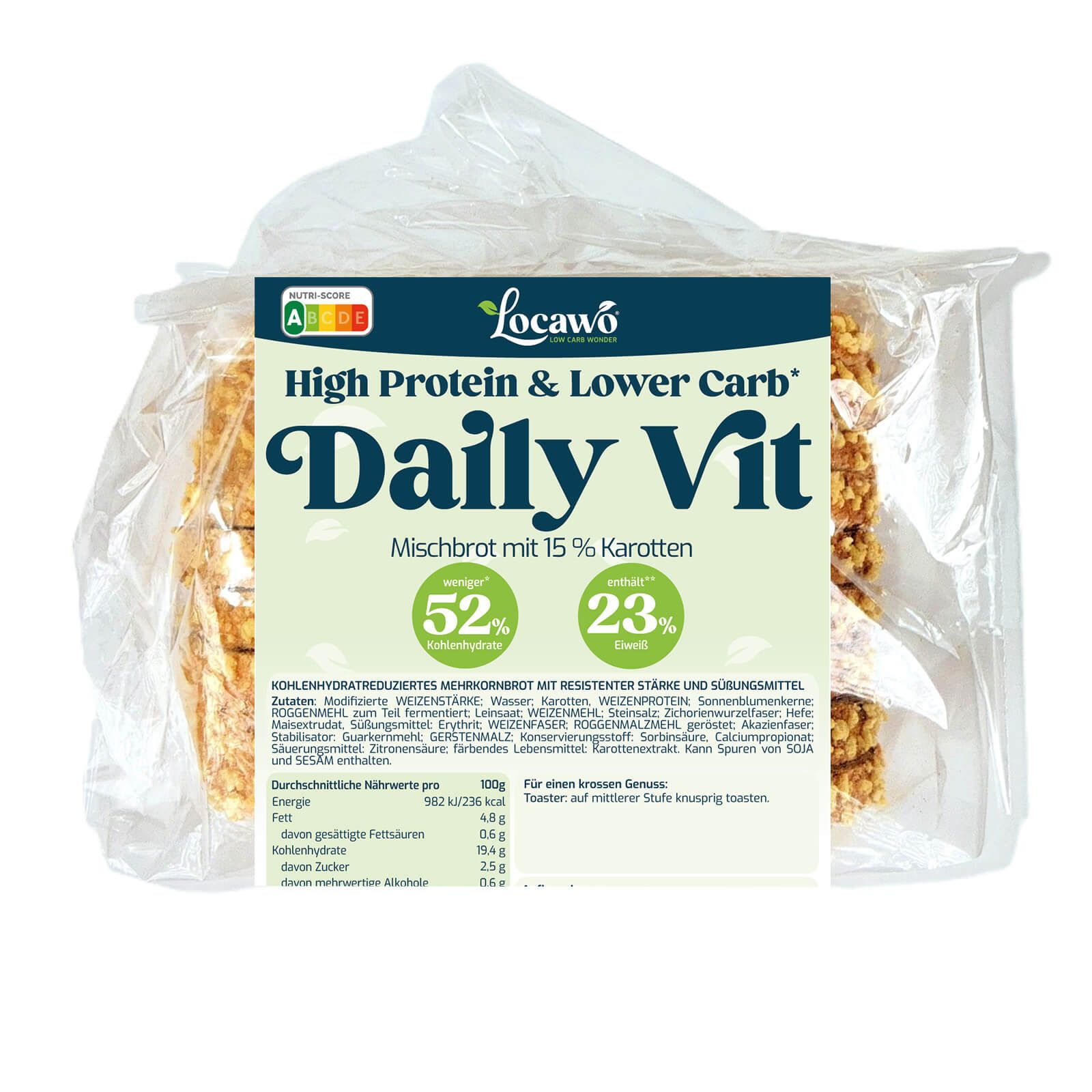 Locawo High Protein & Low Carb Daily Vit Brot