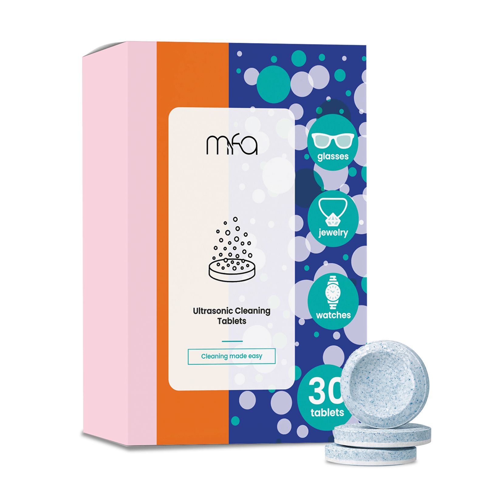 mfa® Ultraschallreiniger-Tabletten für Brillen und Schmuck