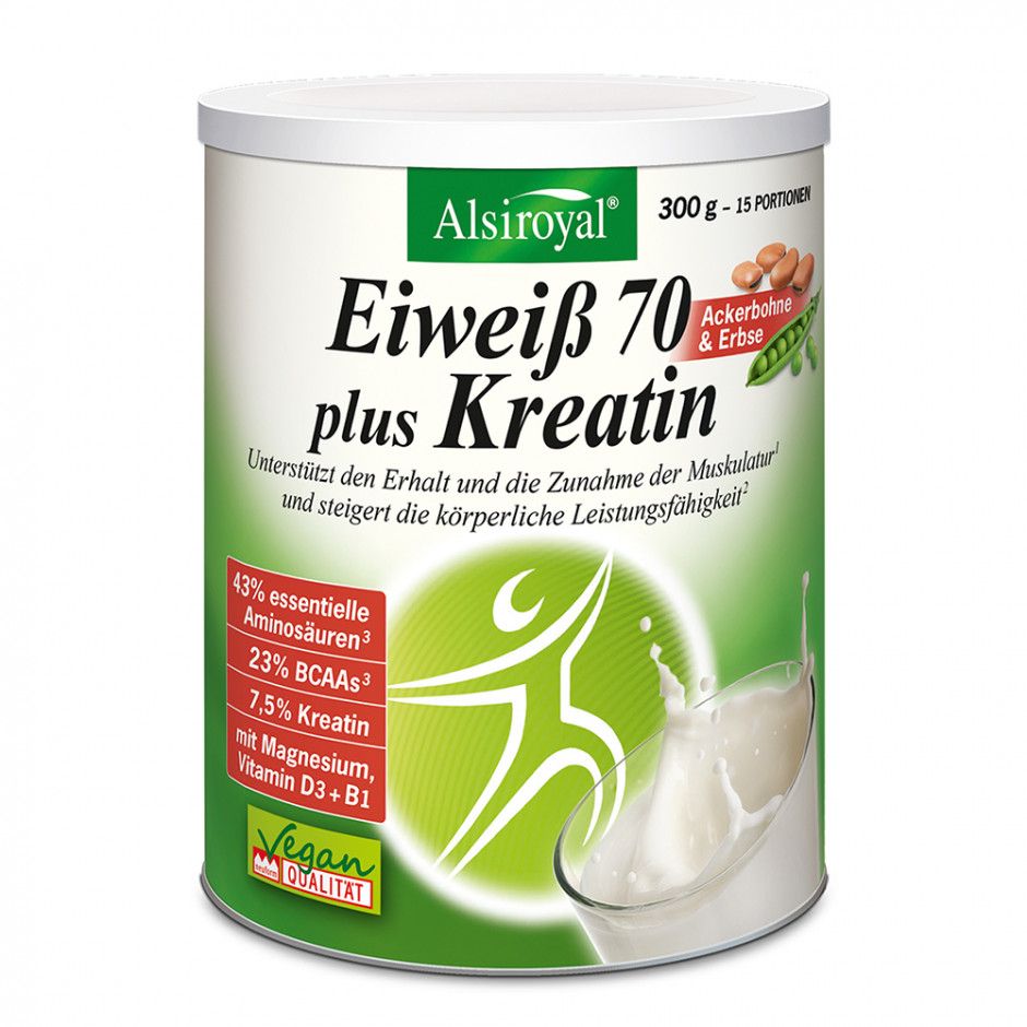 Alsiroyal Eiweiß 70 plus Kreatin 300g