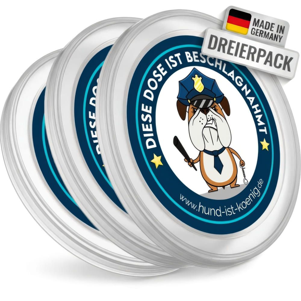 HUND IST KÖNIG® Dosendeckel, Deckel für Dosen halten Tierfutter frisch, schließen Gerüche ein