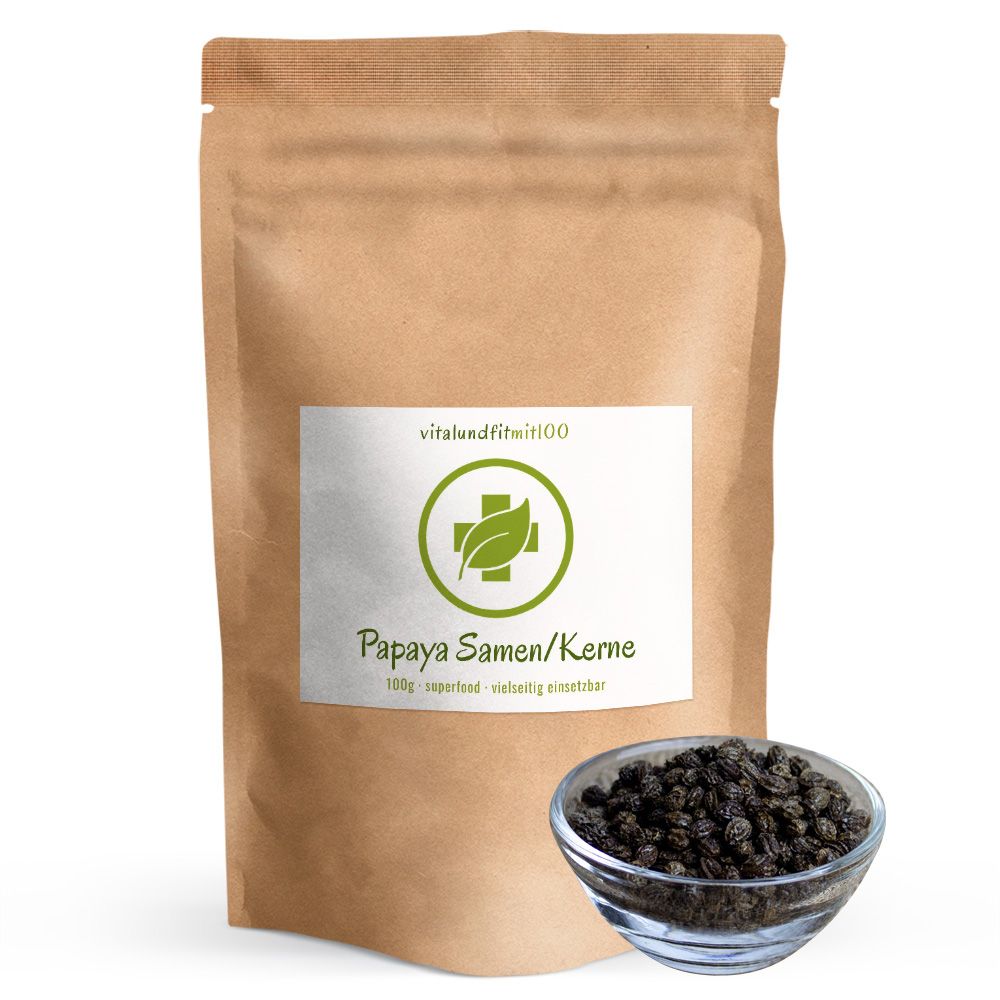 vitalundfitmit100® Papaya Kerne / Samen