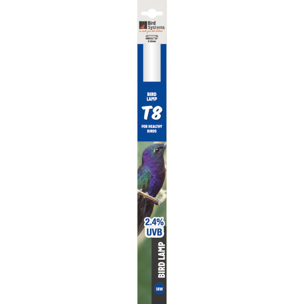 Bird Systems - Bird Lamp T8 - lebenswichtiger UV-Strahlen für den Vogelkäfig