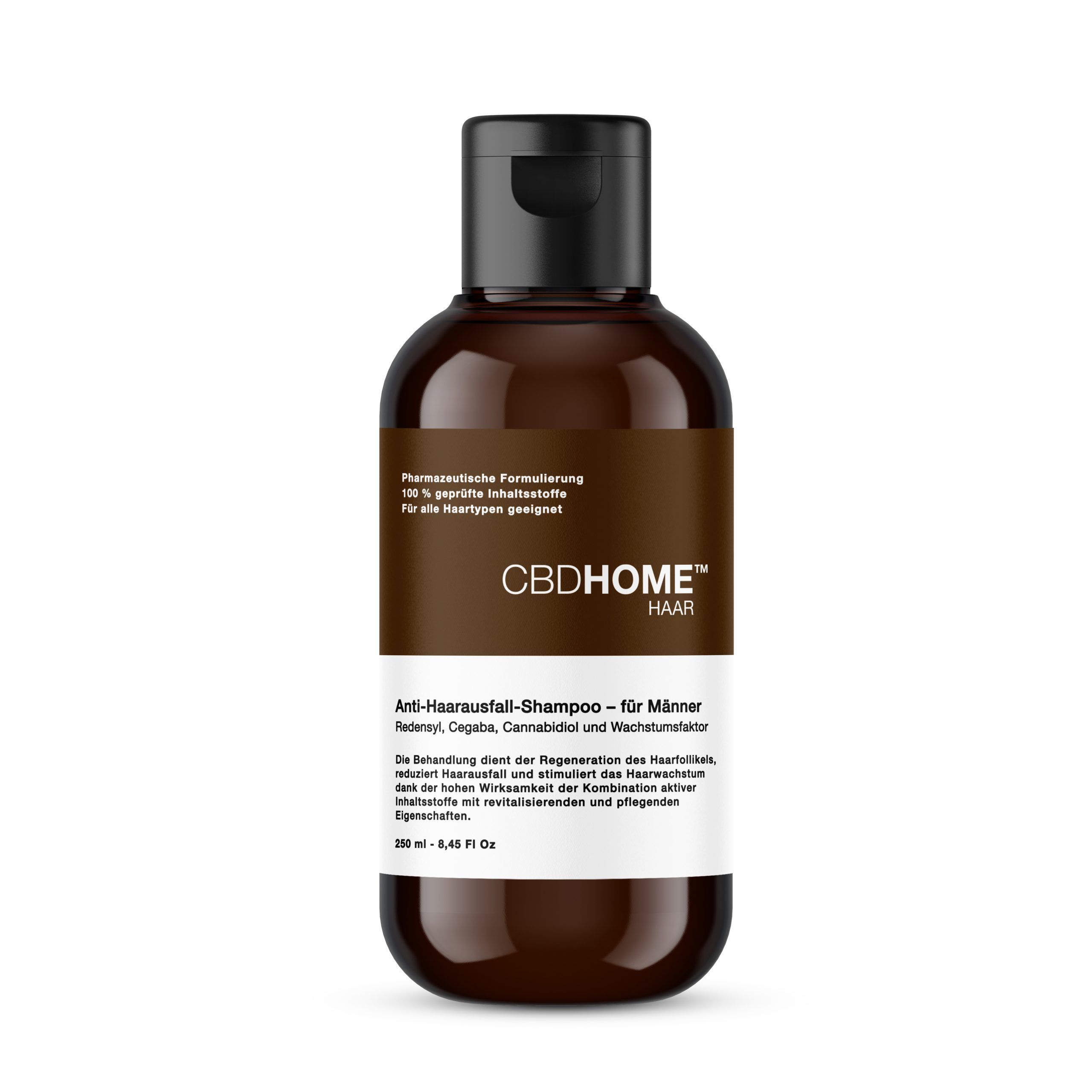 CBD HOME – Anti-Haarausfall Shampoo (Männer) – 1 % CBD
